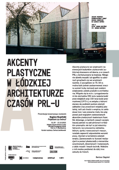 Akcenty plastyczne w ��dzkiej architekturze czas�w PRL-u