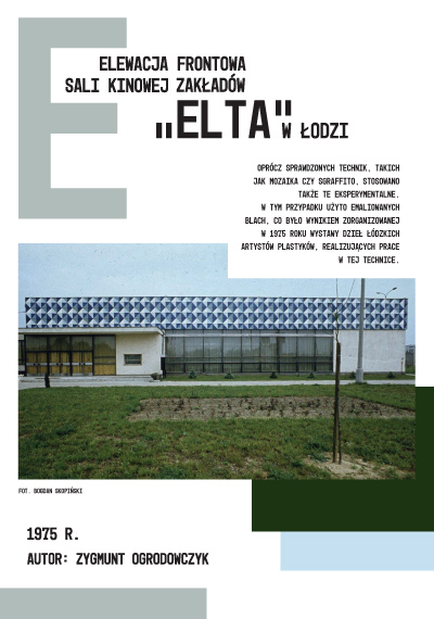 Akcenty plastyczne w ��dzkiej architekturze czas�w PRL-u