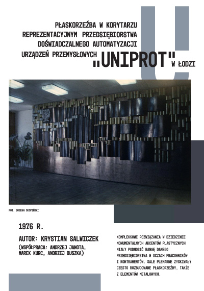 Akcenty plastyczne w ��dzkiej architekturze czas�w PRL-u
