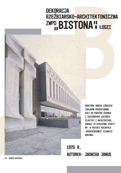 Akcenty plastyczne w ��dzkiej architekturze czas�w PRL-u