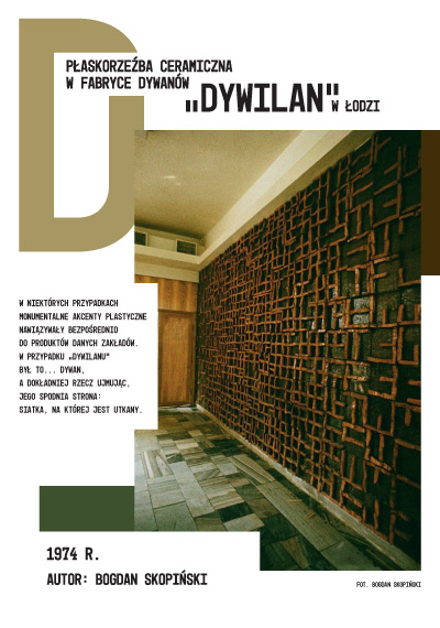Akcenty plastyczne w ��dzkiej architekturze czas�w PRL-u