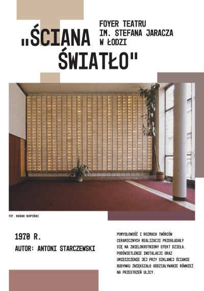 Akcenty plastyczne w ��dzkiej architekturze czas�w PRL-u
